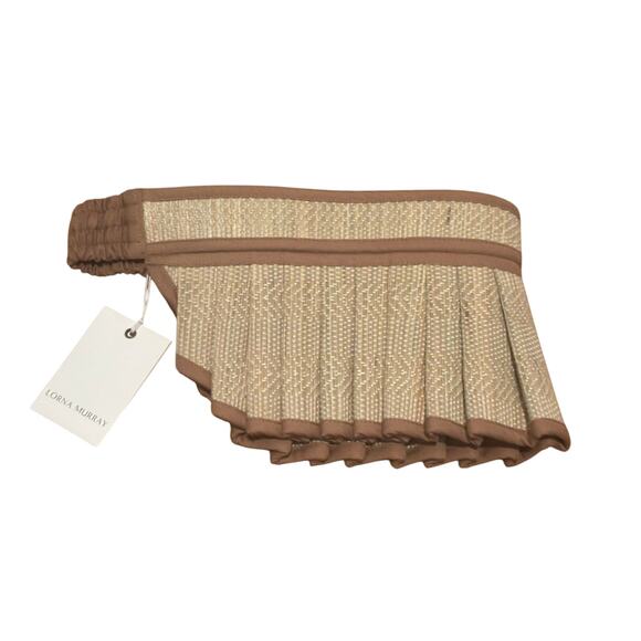 Lorna Murray x Kelly Rutherford Cappuccina Cannes Sun Visor Size Med NWT - Picture 10 of 11